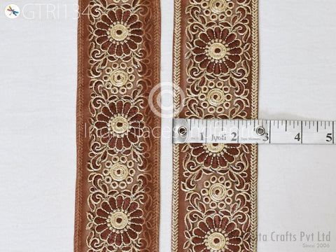 9 Yard Indian Embroidered Trim Embellishment Sari Border Embroidery Saree Ribbon Cushions Home Décor Sewing Clothing Costumes Trimmings