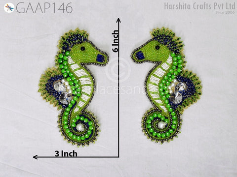 Headband Applique, applique designs, Handcrafted Appliques, Scrap booking Appliques 7 Inches Applique