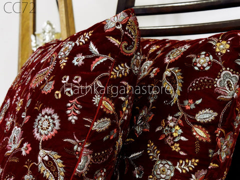 Embroidery cushion Pillow Cover Luxury Home Decor Entryway Pillows Square Cushion Cover