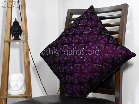 Pillow Cover Cotton Embroidery Cushion Throw Lumbar Embroidered Decorative Home Decor Pillowcase