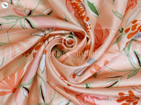 Summer Dresses Fabric, Saree Making Printed Silk, Pure Silk, Soft Fabric, Dress Material Silk