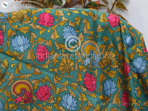 Printed Fabric, Outdoor Fabric, Pure Printed Silk, Pure Silk For Wall Décor, Unstitched Printed Silk, Skirts Making Printed Silk