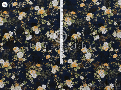 Pure Printed Silk, Pure Silk For Wall Décor, Unstitched Printed Silk Curtains Fabric, Skirts Making Printed Silk