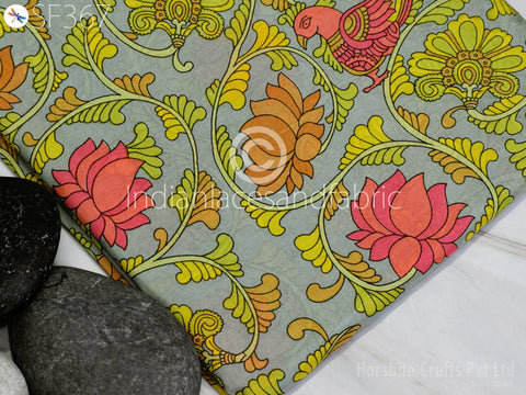 Outdoor Fabric, Pure Printed Silk, Pure Silk For Wall Décor, Unstitched Printed Silk Curtains Fabric, Skirts Making Printed Silk