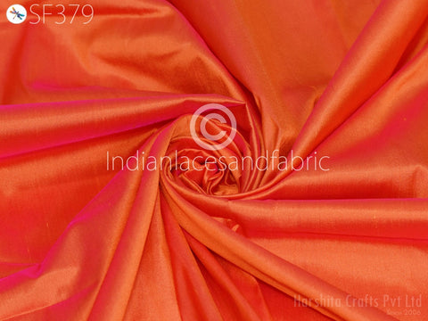 Iridescent Indian Silk Fabric by the yard Pure Mulberry Silk, Handloom, Table Runner, Decorate, Festive Wear Fabric