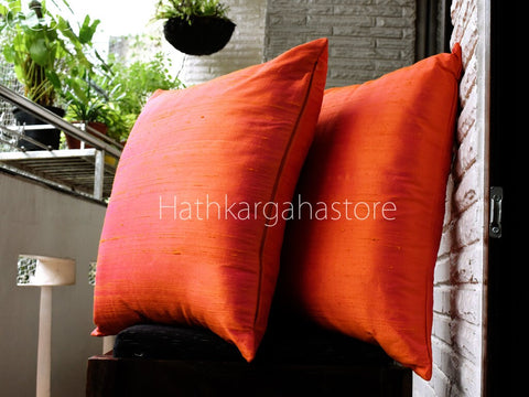 House Warming Bridal Shower Gift Silk Cushion Cover lumbar pillow cover 18x18 pillow cover