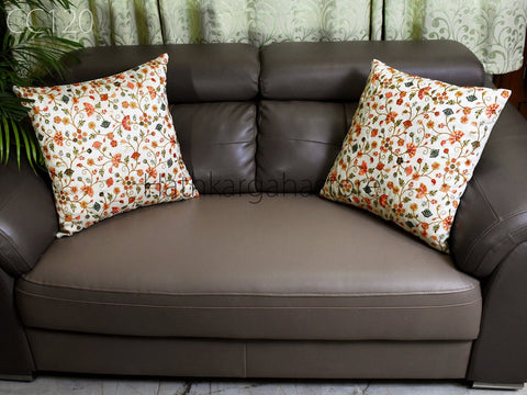 Embroidered Cushion Cover Handmade Embroidery Throw Pillow Decorative Home Decor Pillow Cover