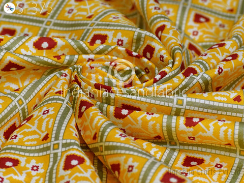 Printed Fabric, Outdoor Fabric, Pure Printed Silk, Pure Silk For Wall Décor, Unstitched Printed Silk, Skirts Making Printed Silk, Sari Printed Fabric