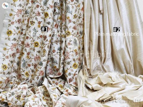 Embroidery Fabric, Chikankari Georgette Fabric, Bridal Wear Dress Making Fabric, Plazzo Making Fabric, Indian Dress Fabric