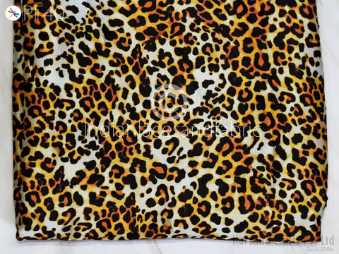 Animal Print Satin print cotton fabric, summer curtain, kids dress, women&#39;s clothing, quilting cotton