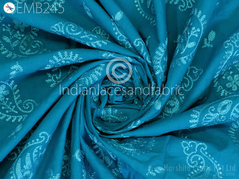 Chickankari Sequins Fabric, Chickankari Lehnga Fabric, Blouse Making Fabric, Online Shopping Fabric, Woman Dress Fabric