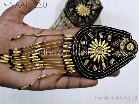 Epaulet Fringe Shoulder Badge Patches Tassel Chain Suit DIY Fashion Tassel Crystal Applique