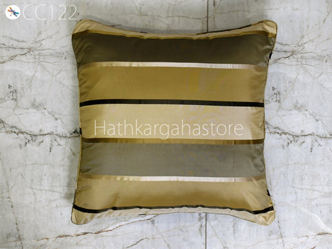 Dupioni Pure Silk Cushion Cover Handmade Throw Pillow sofa cushion cover square pillow covers 20x20 pillow cover