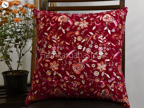Embroidery cushion Pillow Cover Luxury Home Decor Entryway Pillows Handmade  Decorative