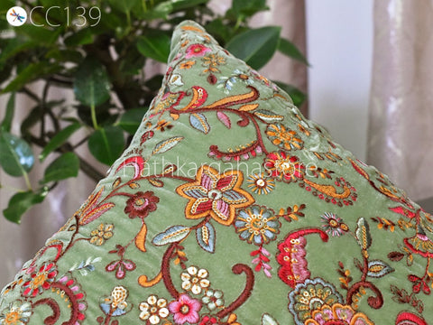 Embroidered Cushion Pillowcase Cover Handmade Embroidery Throw Pillow Cover Square Decorative Home Decor Pillow Cover