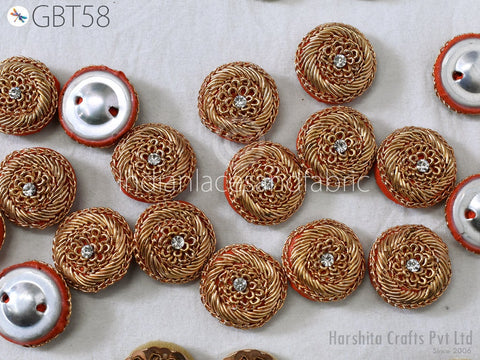 Sewing Buttons, Decorative Button, Embroidered Button, Indian Button, Fancy Button,  Crafting buttons,  Sewing buttons, pillow cover buttons