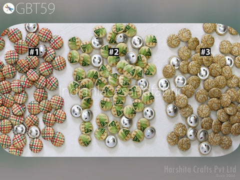 Round Design , Beaded Button, Golden Button, Rhinestone Button, 12 Pieces Button, Embellished Button, Button For Dress, Embellished Button