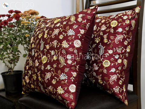 Embroidered Cushion Cover Pillow Cover Luxury Home Decor Entryway Pillows