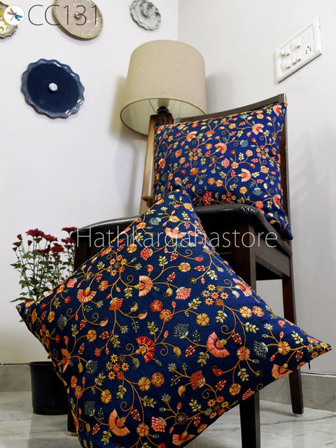 Embroidered Cushion Cover Handmade Embroidery Throw Pillow Decorative Home Decor Pillowcase