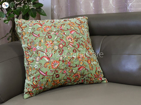 Throw Pillow Dupioni Pure Silk Frill Luxury Home Decor Entryway Pillows Bedroom Decor