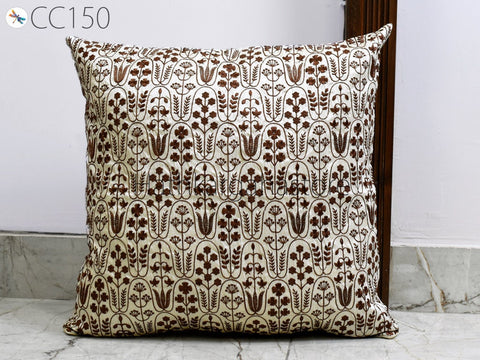 Embroidered Cushion Cover Handmade Embroidery Throw Pillow Decorative Home Decor Pillow Cover