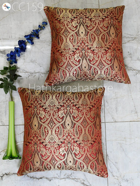 Brocade Silk cushion Pillow Cover Luxury Home Decor Entryway Pillows Handmade  Decorative Pillow Cover