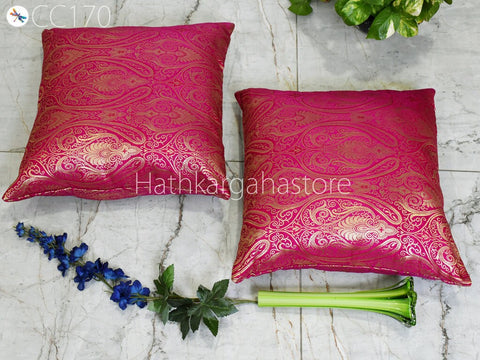 Brocade Silk Pillow Cover Entryway Pillows Bedroom Decor Silk Pillow Cover Lumbar