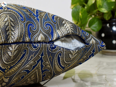 Lumbar Euro Sham 12X26 Handmade Luxury Home Decor Embroidered Square Cushion Cover with Ruffle