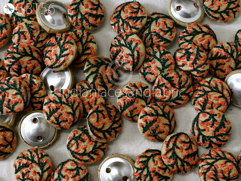 Sewing Buttons, Decorative Button, Embroidered Button, Indian Button, Fancy Button,  Crafting buttons,  Sewing buttons, pillow cover buttons