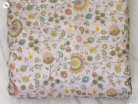 Dupatta Making Fabric, Multipurpose Embroidery Fabric, Embroidery Fabric For Projects, Festive Embroidery Fabric
