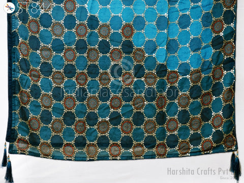 Chinon chiffon scarf styled as ethnic wear for women