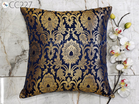 Brocade Silk Cushion Pillowcase Cover Handmade Embroidery Throw Pillow Cover Decorative Home Decor House Warming Bridal Shower Wedding Gifts