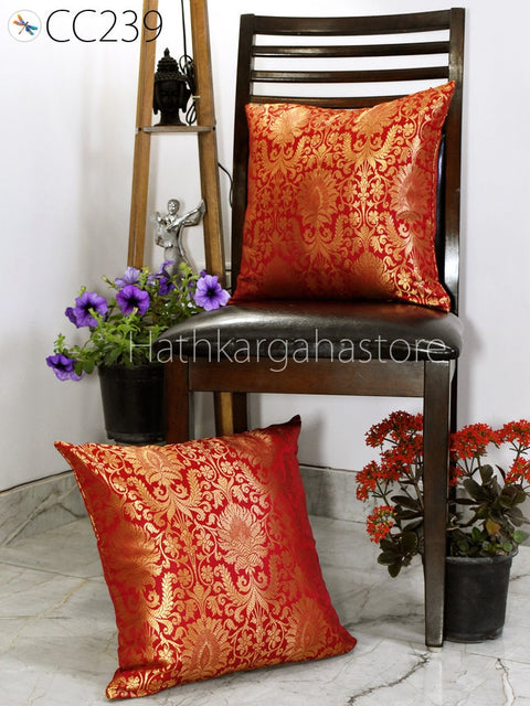 Brocade Silk cushion Pillow Cover Luxury Home Decor Entryway Pillows Handmade  Decorative Pillow Cover