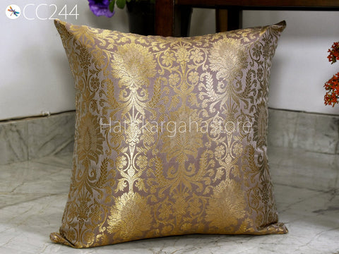 Mauve Cushion Pillow Cover Pillowcase Custom Handmade Lumbar Sham Brocade Silk Decorative HomeDecor House Warming Bridal Shower Wedding Gift