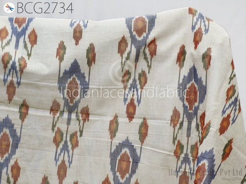 Indian Handloom Ikat Cotton Fabric by the yard Co ord sets Summer Dress for Women Kids Home Decor Handwoven Crafting Sewing Quilting Totes