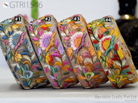 9 Yard Indian 5 CM Trim Decor Sari Border DIY Ribbon Sewing Fabric Embroidered Decorative Costumes Cushion Curtain Home Decor Trimming