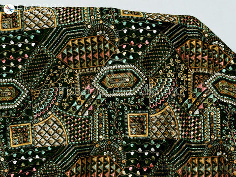 floral Dress fabric,  Sewing Dress fabric, Fabric For bags , Stitch making dress fabric, Wedding Dress fabric , Embroidered yardage  , Sewing fabric