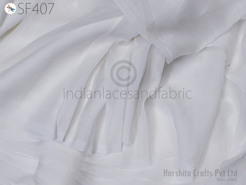 Dyeable Viscose Georgette Fabric by the Yard, Clutches Pure Silk Fabric, Doll Dress Making Silk, Crafting Silk Fabric, Party Wear Silk