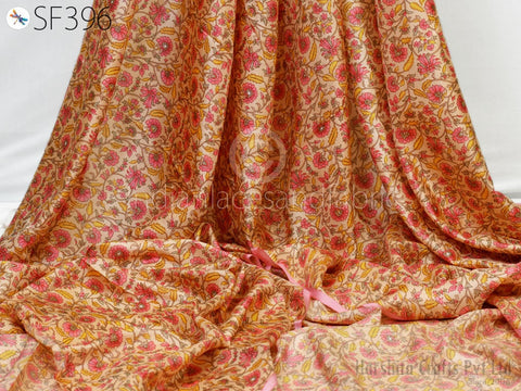 Indian Pure Printed Silk, Decorative Fabric, Pure Printed Silk Fabric, Doll Dress Pure Printed Silk, Crafting Pure Printed Fabric, Party Wear Printed Pure Silk