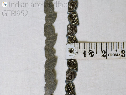 Decorative Gold Trim, Decorative Trims, Sewing Lace, Indian Borders, Indian laces and trims, 0.7 inches trim