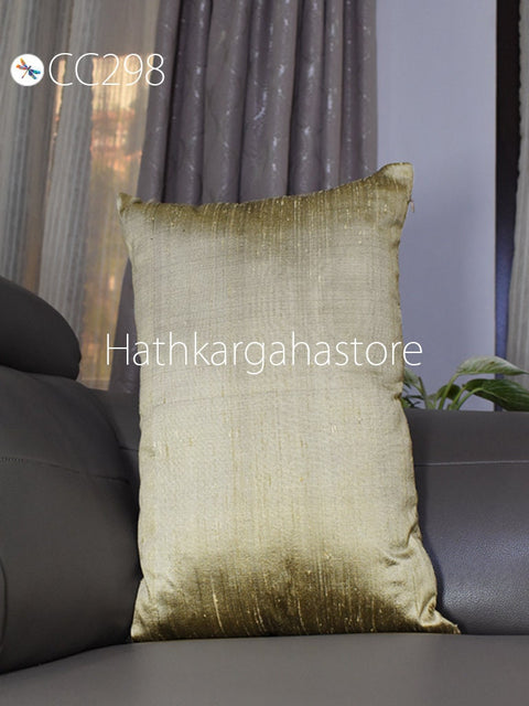 Pure Silk cushion raw silk pillow silk pillow cover entryway pillow cushion covers