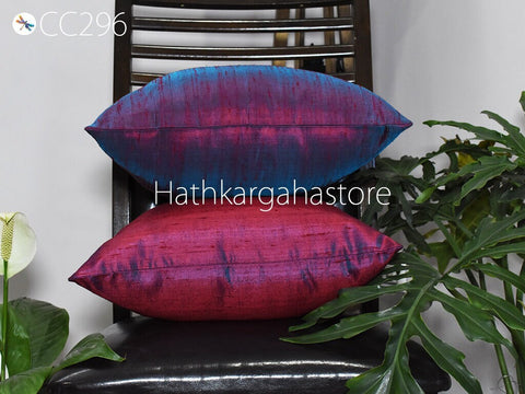 Dupioni Pure Silk Cushion Cover Throw Lumbar Pure Silk Decorative Home Decor Cushion Cover