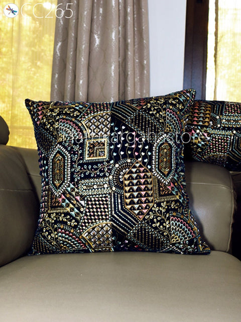 Embroidered Cushion Cover Handmade Embroidery Throw Pillow Decorative Home Decor Pillowcase