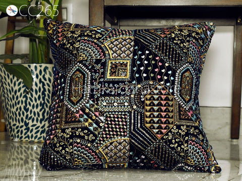 Embroidered Frill Square Pillow Throw Cushion Cover Embroidered Cushion Cover Handmade Embroidery Throw Pillow