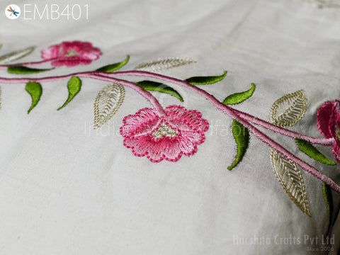 Dress Material, Embroidery By The Yard Fabric, Embroidery Floral Fabric, Floral Thread Work Fabric, Costumes Fabric, Unique Dresses Fabric