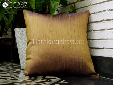 Dupioni Pure Silk Cushion Cover Handmade Throw Pillow Decorative Home Decor Silk Pillowcase Silk Cushion Cover