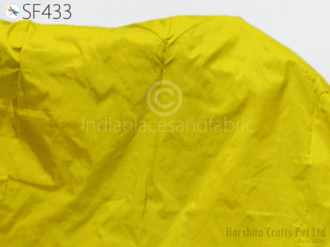 Iridescent Yellow and Lime Green Indian Pure Silk Fabric by the yard Soft Silk, Wedding Dress Fabric, Women Dress Fabric, Sewing Crafting, Pure Silk