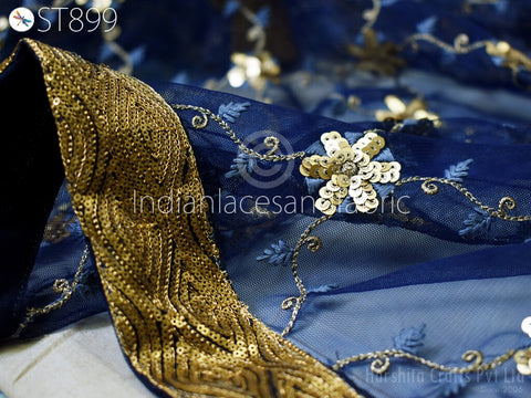 Navy Blue Women, Ethnic Wrap, Designer Wrap, Party Wear Stoles, Lehenga Dressup Stoles, Bridal Dupatta