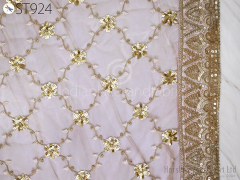 Embroidery Stoles Festival Punjabi Dress Chunni, Party Wear Dupatta, Lehenga Skirt Wear Dupatta