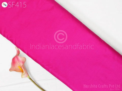 Magenta Soft Pure Plain Silk Fabric by the yard Wedding Dress Silk Fabric, Decorative Fabric